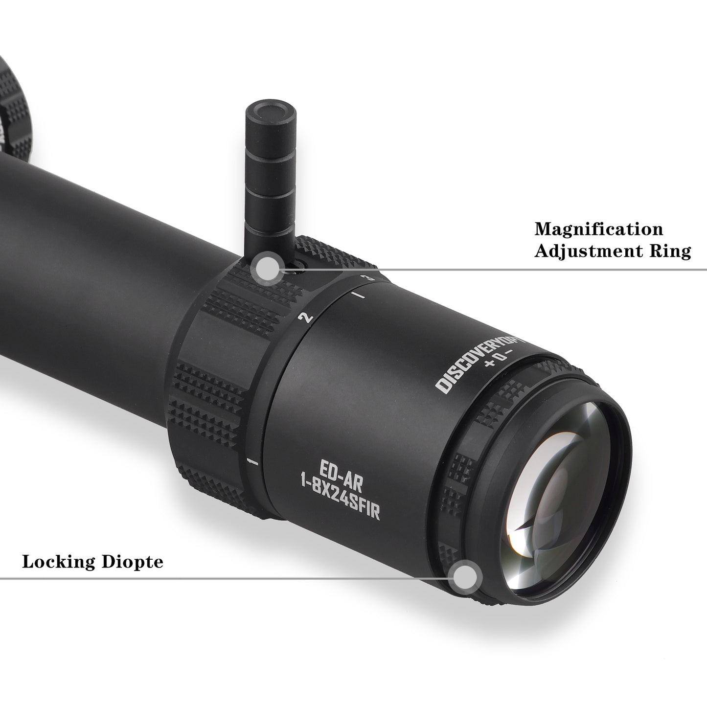 ED-AR 1-8X24SFIR FFP Optics Scopes