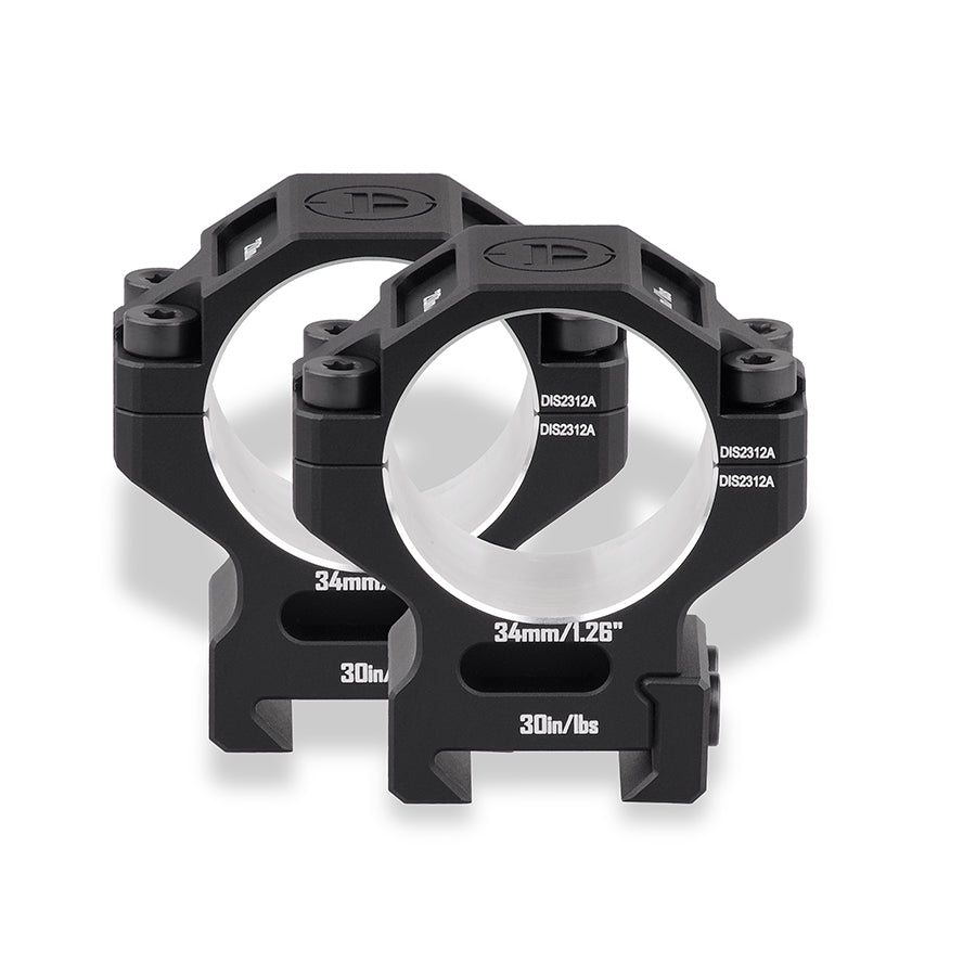 6061 Series Aluminum Scope Rings - Medium Profile 25.4mm/30mm/34mm/35mm Scope Mount for Picatinny Rail