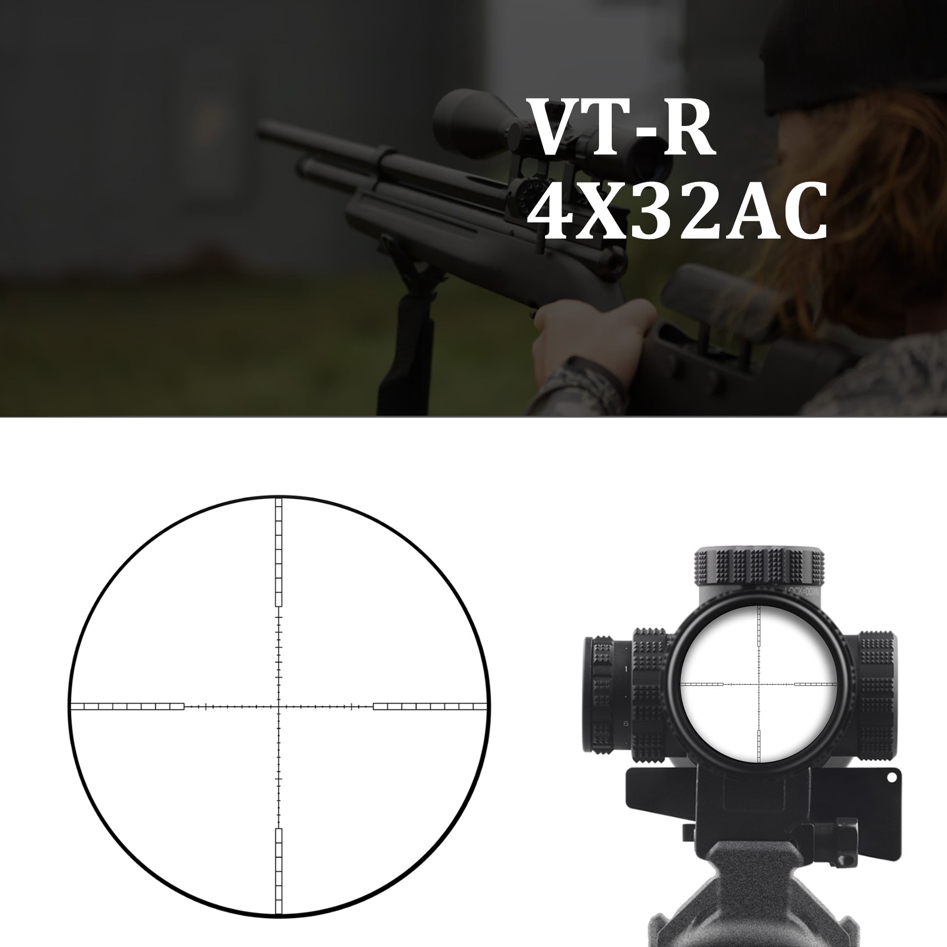 VT-R 4X32AC HMD SFP MIL optics Scope