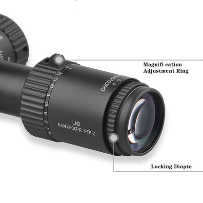 LHD 6-24X50SFIR FFP-Z optics Scopes