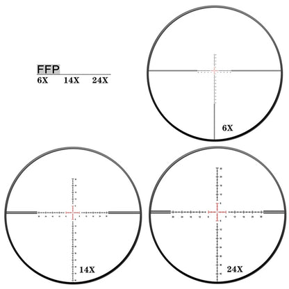 HT GEN II 6-24X40SF FFP Optics Scopes