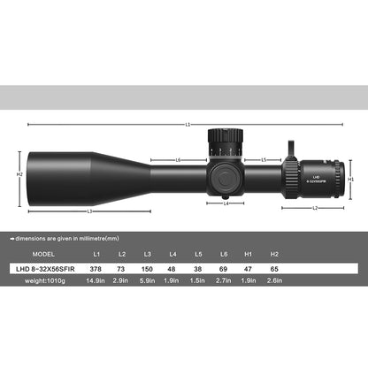 LHD 8-32X56SFIR FFP-Z Optics Scopes