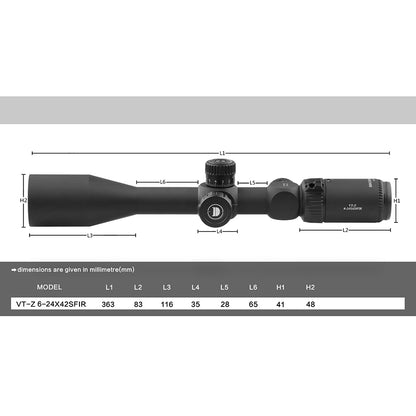 VT-Z 6-24X42SFIR pull lock optics Scopes